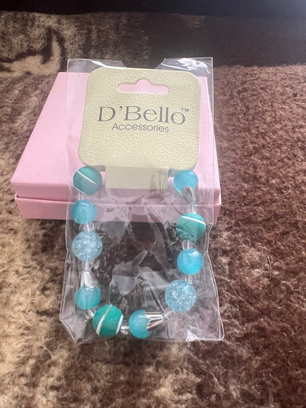 D'Bello Turquoise Beaded Bracelet